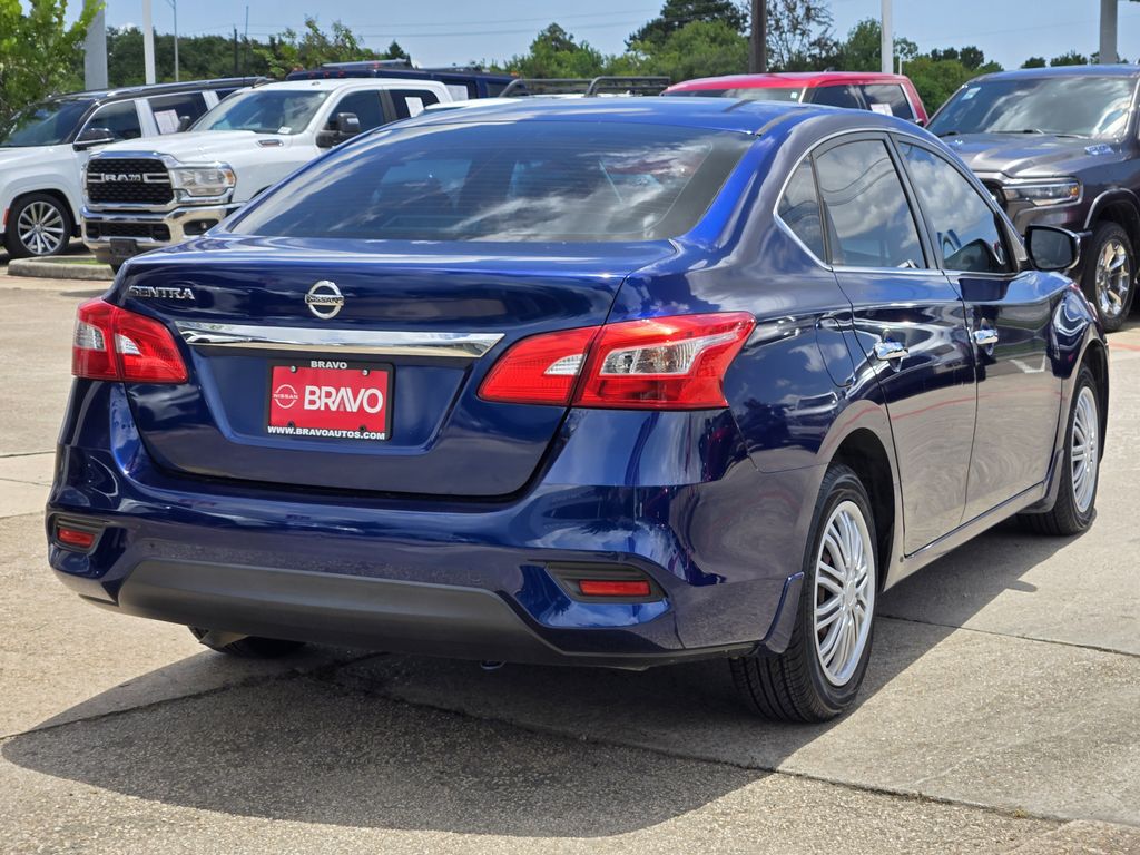 2017 Nissan Sentra S Blue at Durrett Motor Company