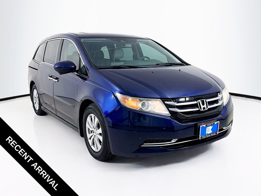 Blue 2016 Honda Odyssey Minivan Front-Wheel Drive 6-Speed Automatic