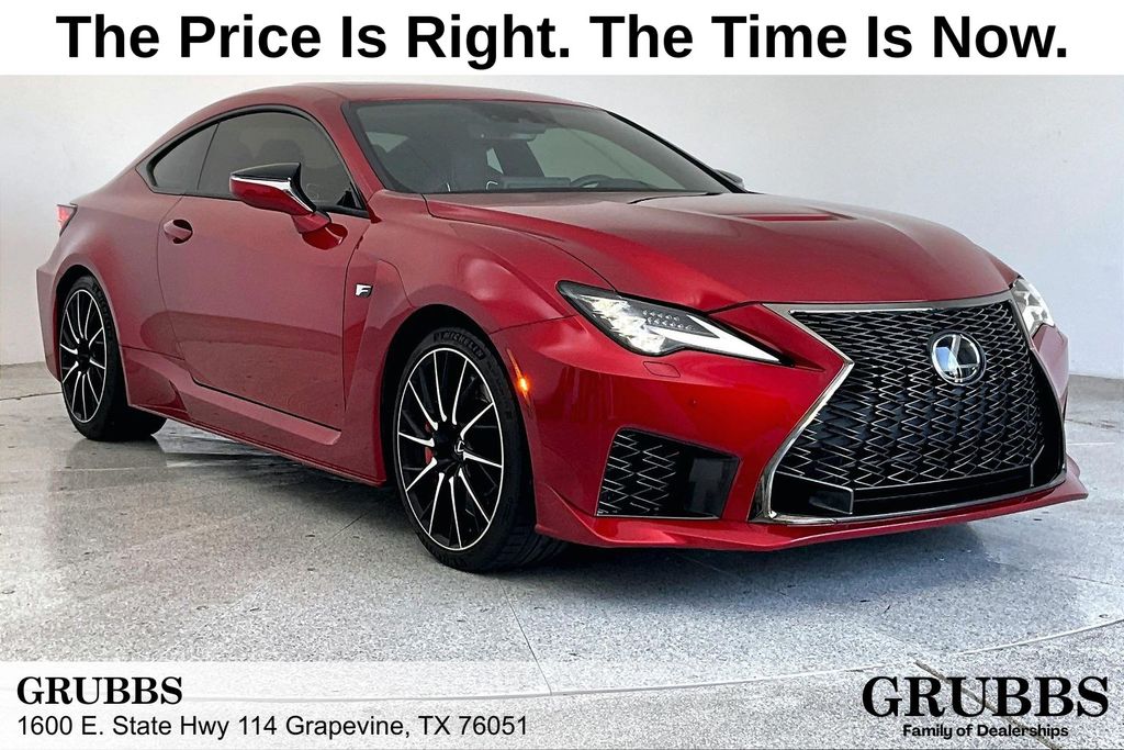 Infrared 2023 Lexus RC F Coupe Rear-Wheel Drive 8-Speed Dual Clutch
