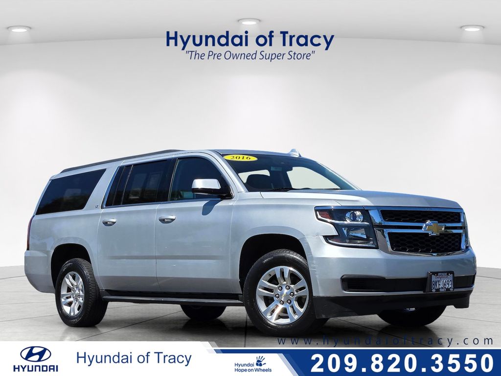 Slate Gray Metallic 2016 Chevrolet Suburban SUV / Crossover Four-Wheel Drive 6-Speed Automatic Overdrive