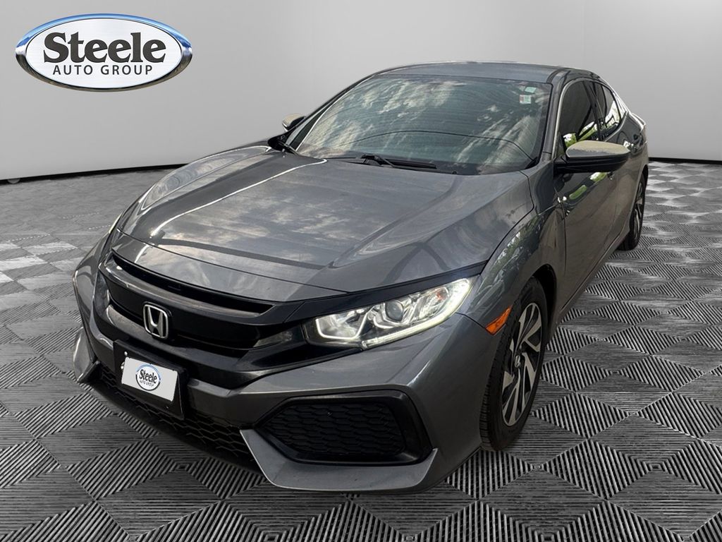 Sonic Gray Pearl 2017 Honda Civic Hatchback LX Hatchback Front-Wheel Drive Continuously Variable Transmission
