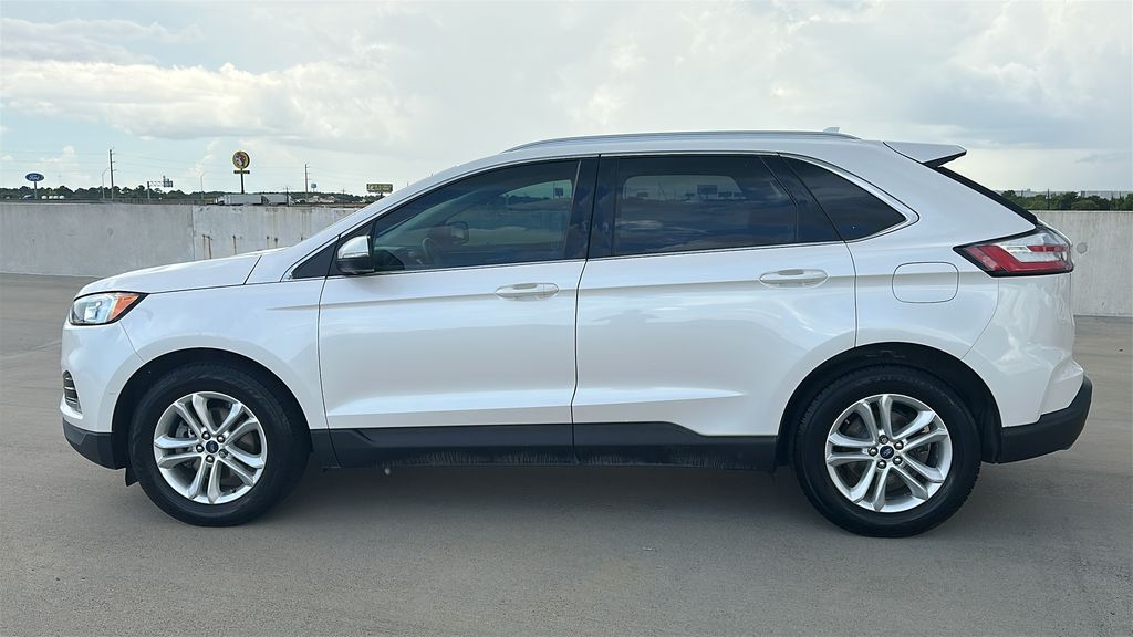 2019 Ford Edge SEL White at DeMontrond Gulf Freeway