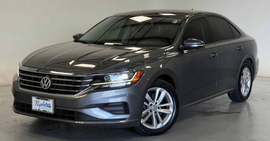Platinum Gray Metallic 2021 Volkswagen Passat Sedan Front-Wheel Drive 6-Speed Automatic
