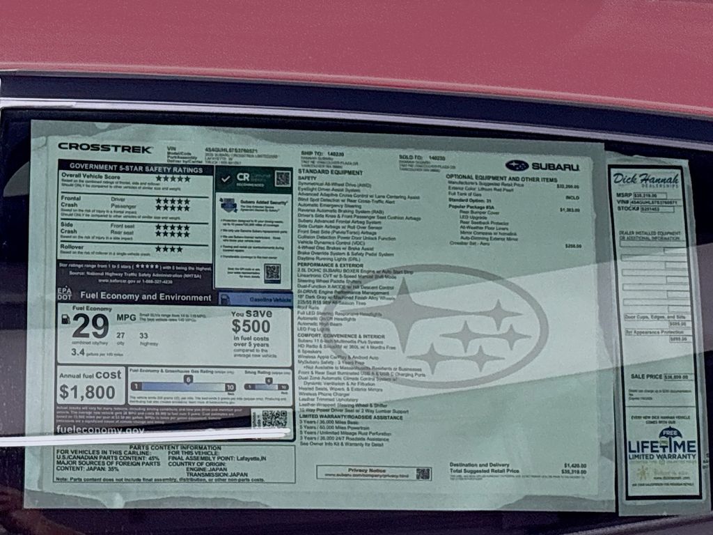 2025 Subaru Crosstrek Limited