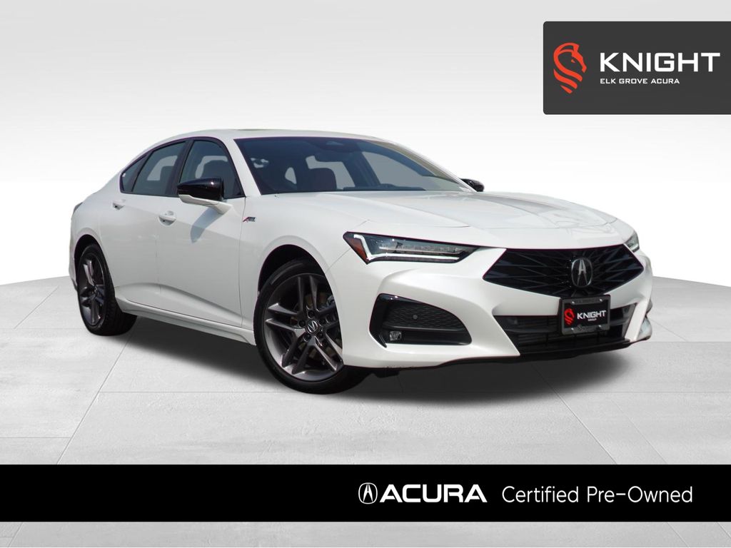 Platinum White Pearl 2025 Acura TLX Sedan All-Wheel Drive Automatic