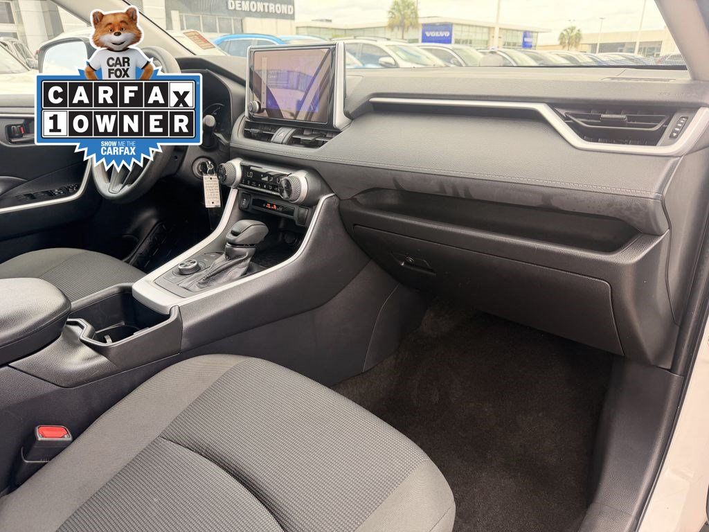 2024 Toyota RAV4 Hybrid LE White at Classic Elite Chevrolet Sugar Land