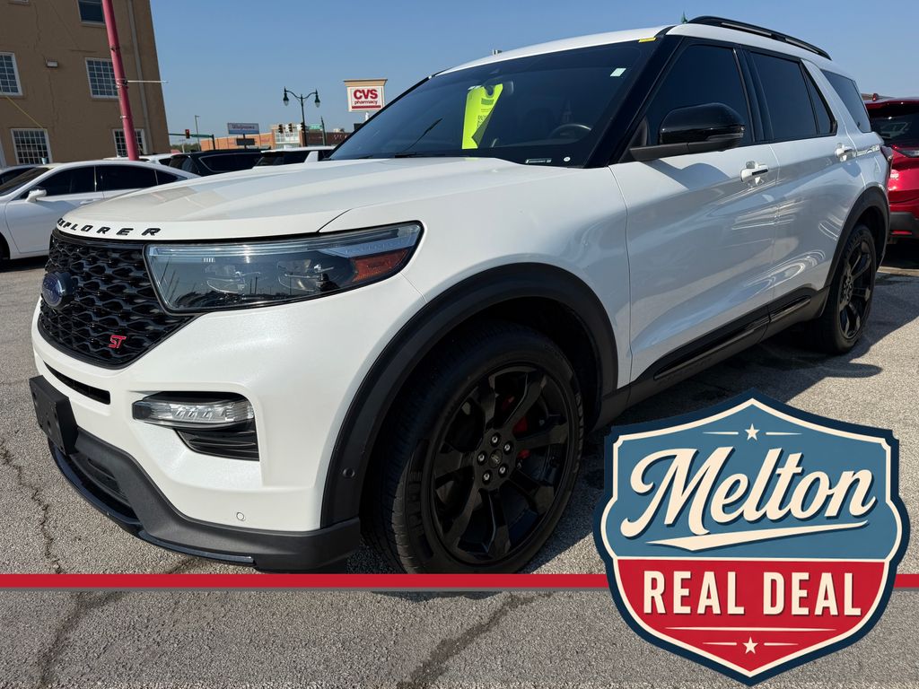 White Metallic 2020 Ford Explorer SUV / Crossover All-Wheel Drive Automatic