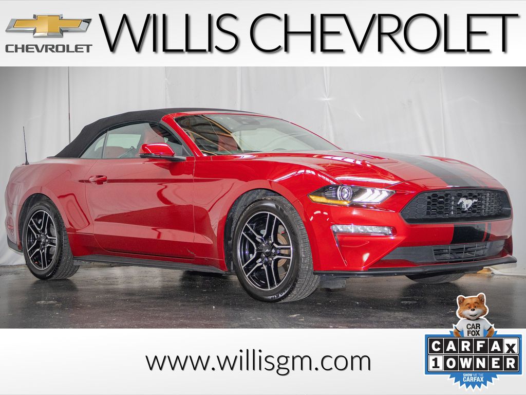 Red Metallic 2022 Ford Mustang Convertible Rear-Wheel Drive Automatic