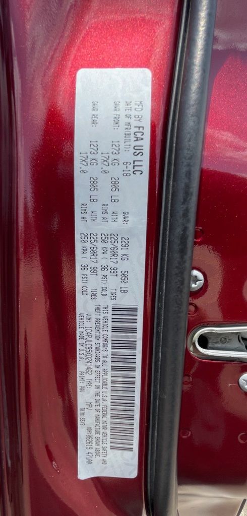 2019 Jeep Cherokee Latitude Red at Community Kia