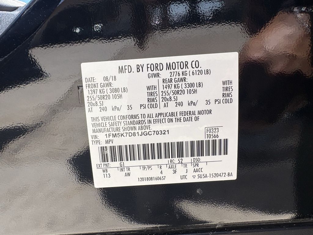 2018 Ford Explorer XLT Black at Bayway Cadillac of The Woodlands
