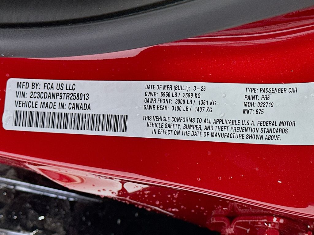 New 2026 Red Dodge R/T Blacktop image 18