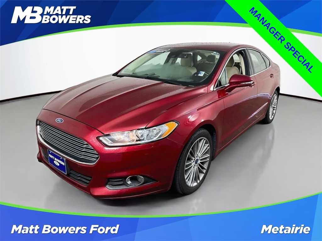 Ruby Red 2015 Ford Fusion Sedan All-Wheel Drive 6-Speed Automatic