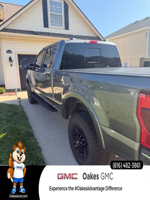 Gray Metallic 2022 Ford F-250 Super Duty Pickup Truck Four-Wheel Drive Automatic