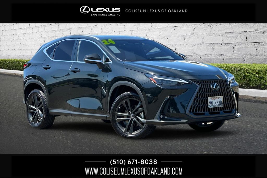 Black (Caviar) 2024 Lexus NX Hybrid SUV / Crossover All-Wheel Drive Continuously Variable Transmission