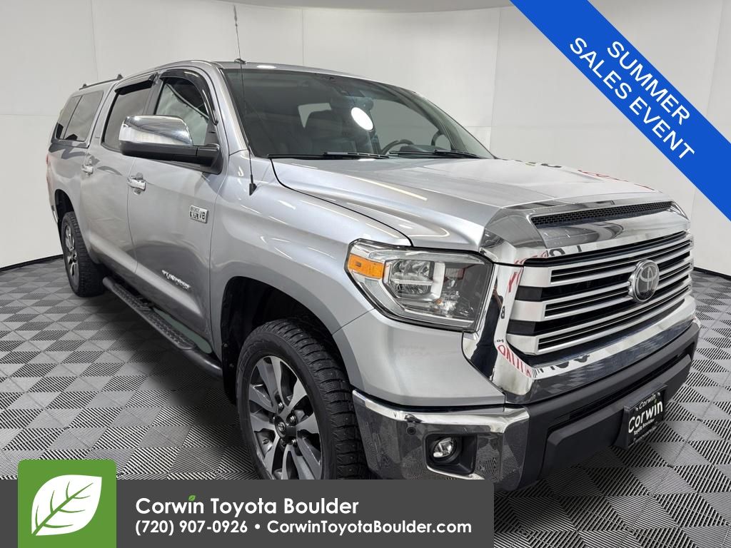 Silver Sky Metallic 2018 Toyota Tundra Pickup Truck Four-Wheel Drive 6-Speed Automatic Overdrive