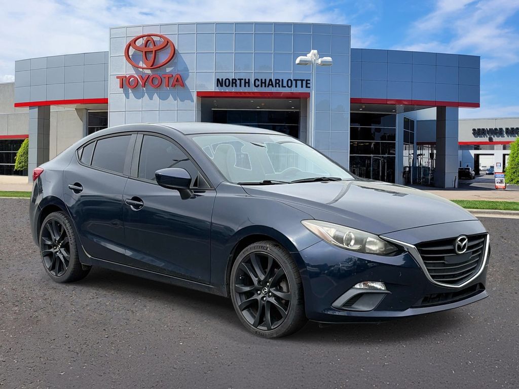Deep Crystal Blue Mica 2015 Mazda MAZDA3 Sedan Front-Wheel Drive 6-Speed Automatic