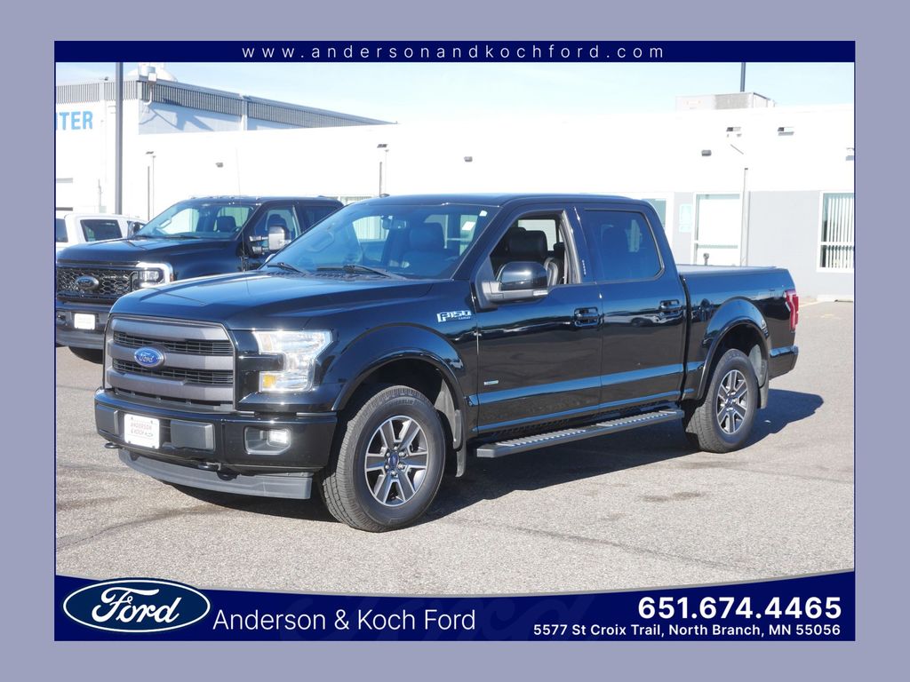 Shadow Black 2017 Ford F-150 Pickup Truck Four-Wheel Drive 6-Speed Automatic
