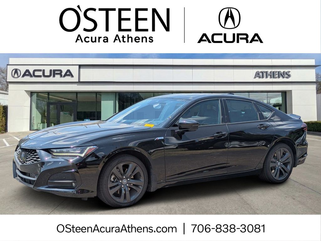 Majestic Black Pearl 2023 Acura TLX Sedan All-Wheel Drive Automatic