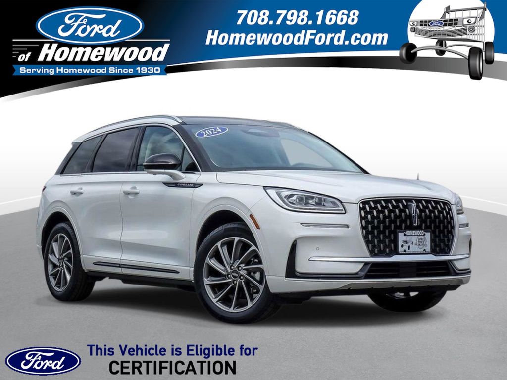 White Metallic 2024 Lincoln Corsair SUV / Crossover All-Wheel Drive Continuously Variable Transmission