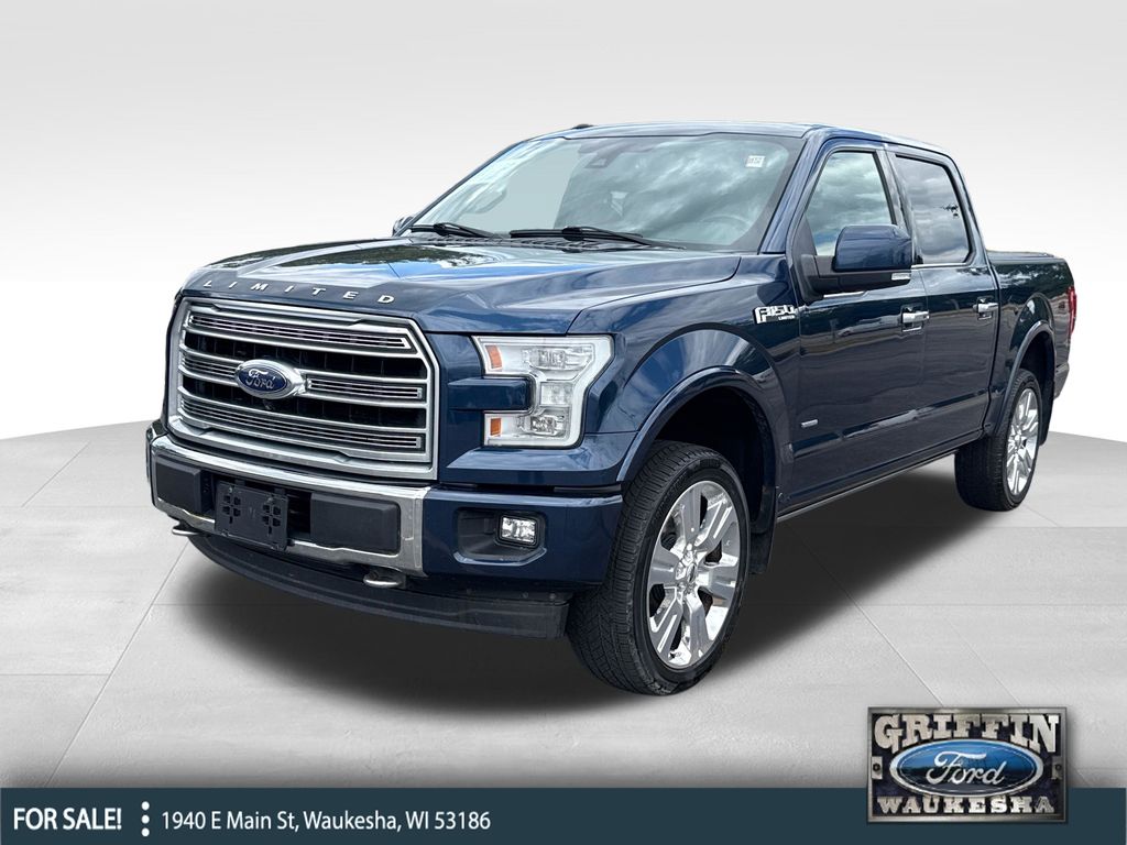 Blue Jeans Metallic 2017 Ford F-150 Pickup Truck Four-Wheel Drive Automatic