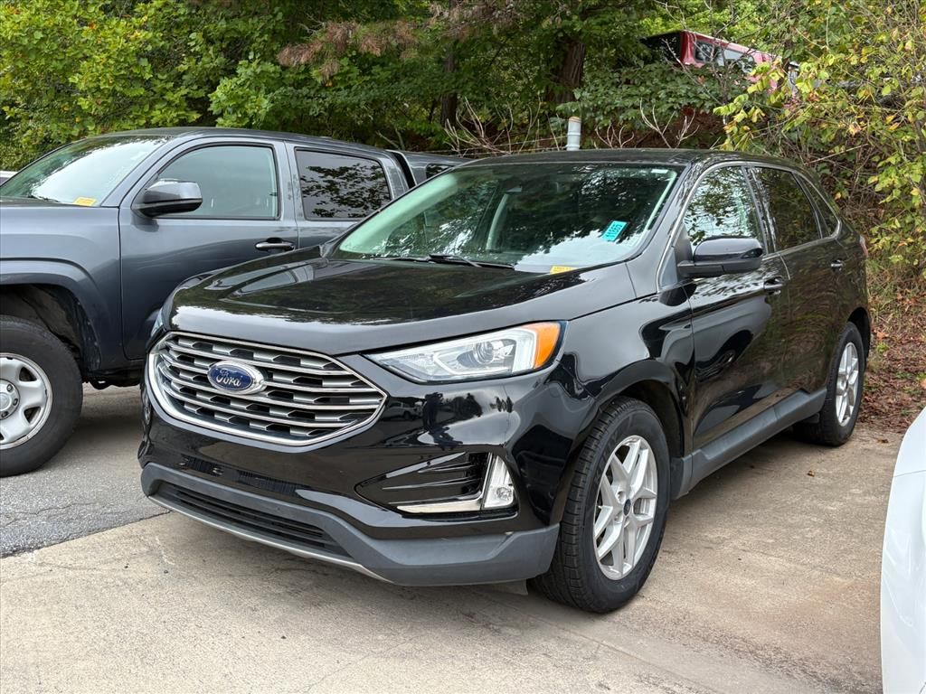 Black Metallic 2021 Ford Edge SUV / Crossover Front-Wheel Drive 8-Speed Automatic