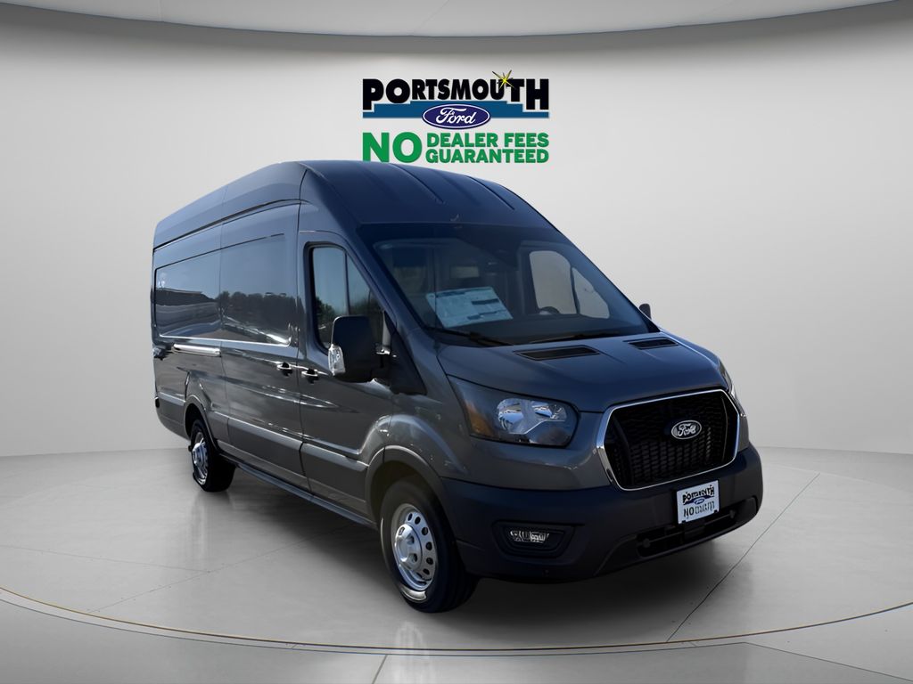 Carbonized Gray Metallic 2026 Ford Transit Cargo 250 High Roof Extended LB AWD Van All-Wheel Drive