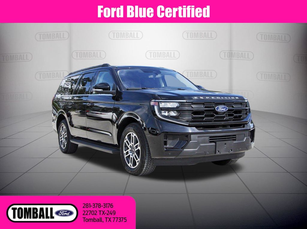 Agate Black Metallic 2025 Ford Expedition SUV / Crossover Four-Wheel Drive Automatic
