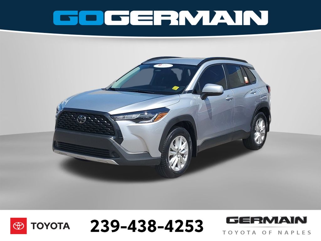 Sonic Silver 2024 Toyota Corolla Cross SUV / Crossover Front-Wheel Drive Continuously Variable Transmission