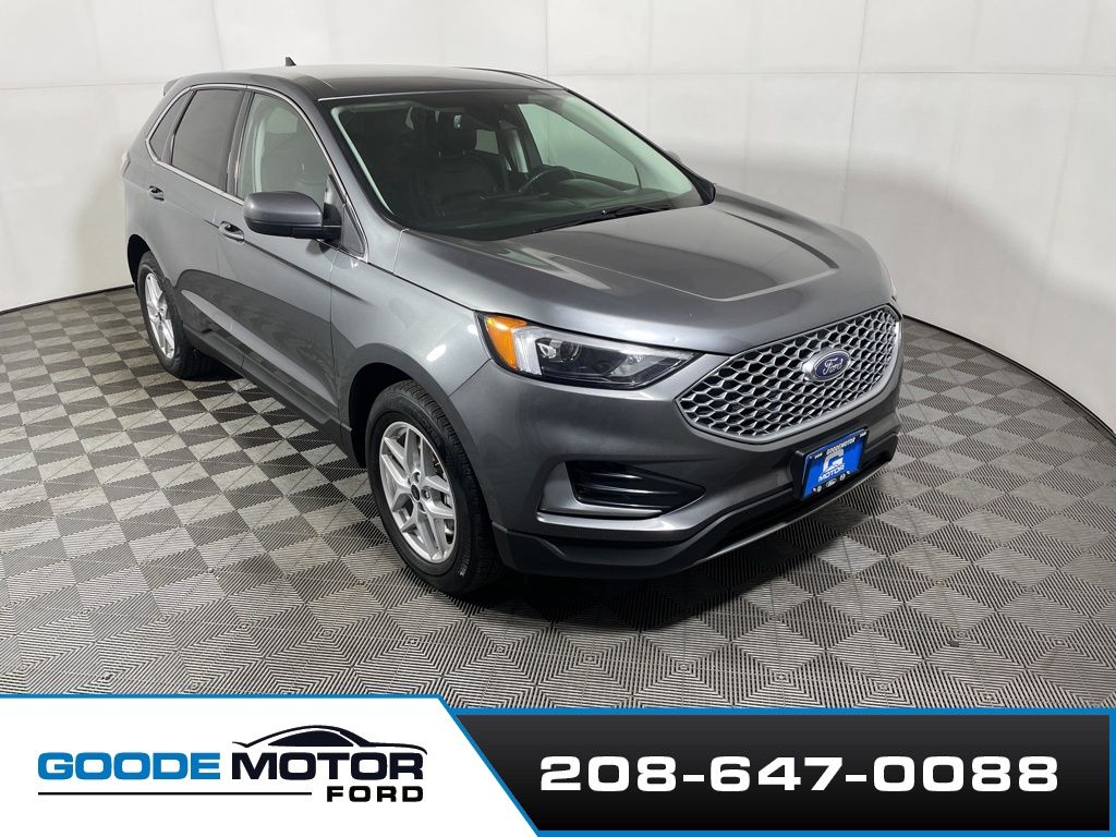 Gray Metallic 2024 Ford Edge SEL AWD SUV / Crossover All-Wheel Drive 8-Speed Automatic
