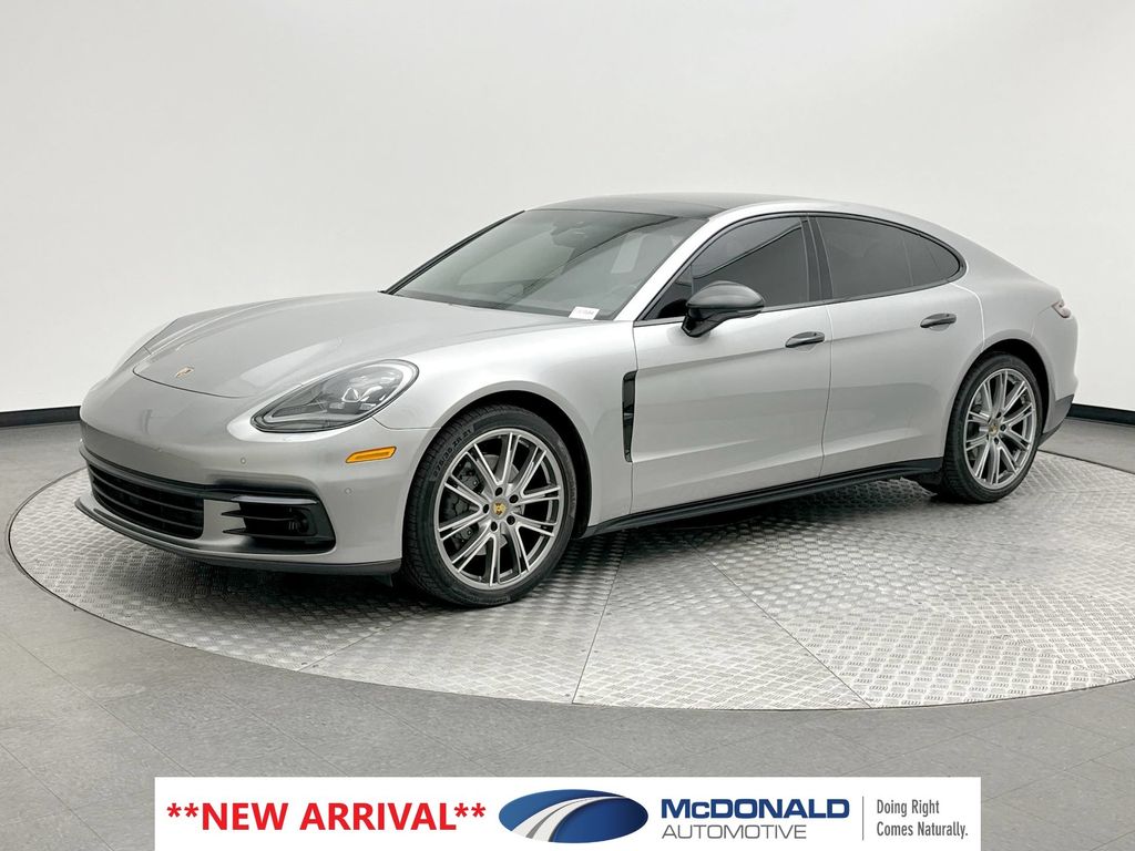 GT Silver Metallic 2018 Porsche Panamera Sedan All-Wheel Drive 8-Speed Automatic