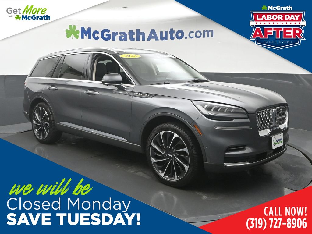 Gray Metallic 2023 Lincoln Aviator SUV / Crossover All-Wheel Drive Automatic