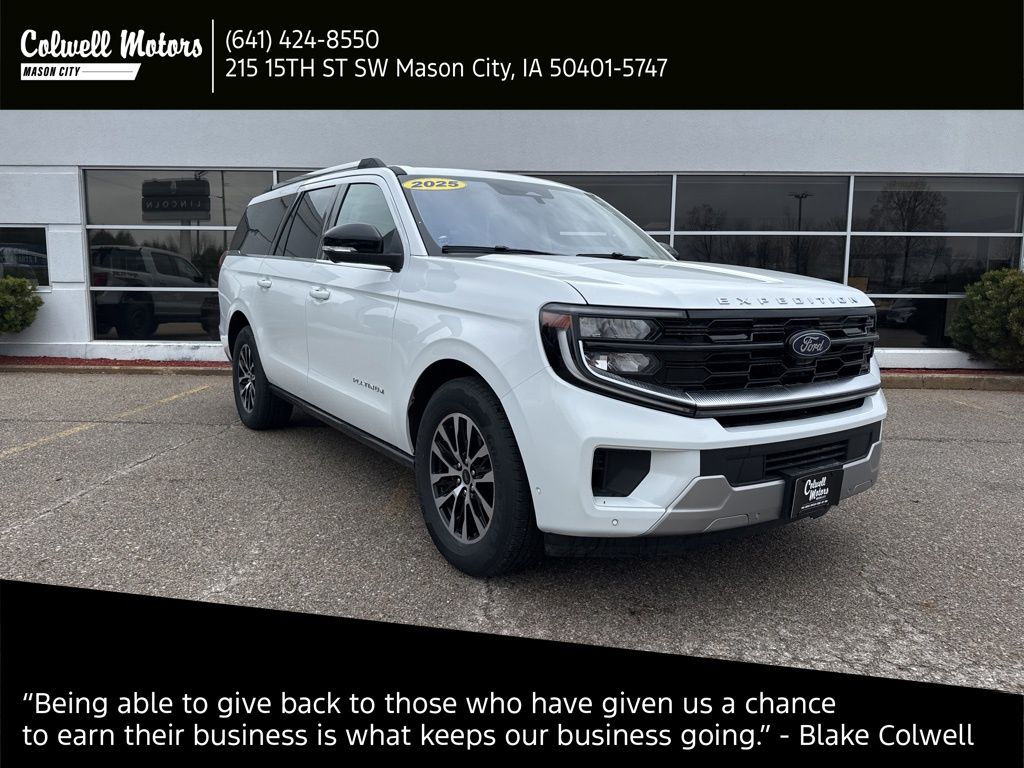 Oxford White 2025 Ford Expedition SUV / Crossover Four-Wheel Drive Automatic