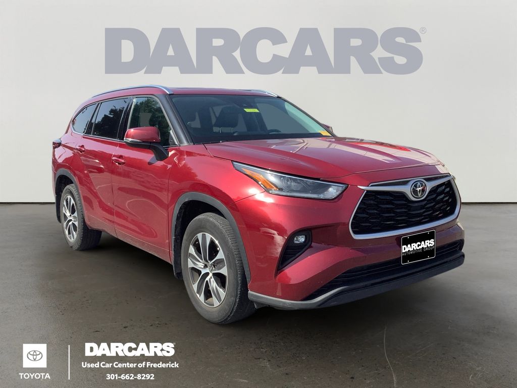 Red (Ruby Flare Pearl) 2021 Toyota Highlander SUV / Crossover All-Wheel Drive 8-Speed Automatic
