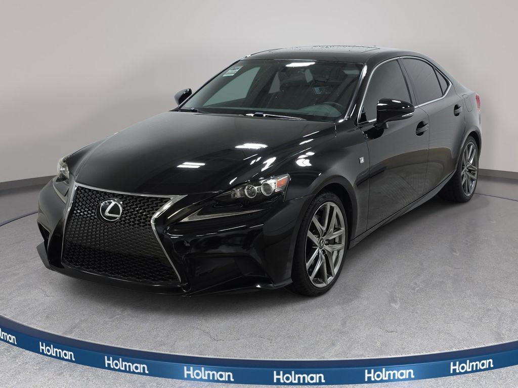 Black (Obsidian) 2014 Lexus IS Sedan Rear-Wheel Drive 6-Speed Automatic