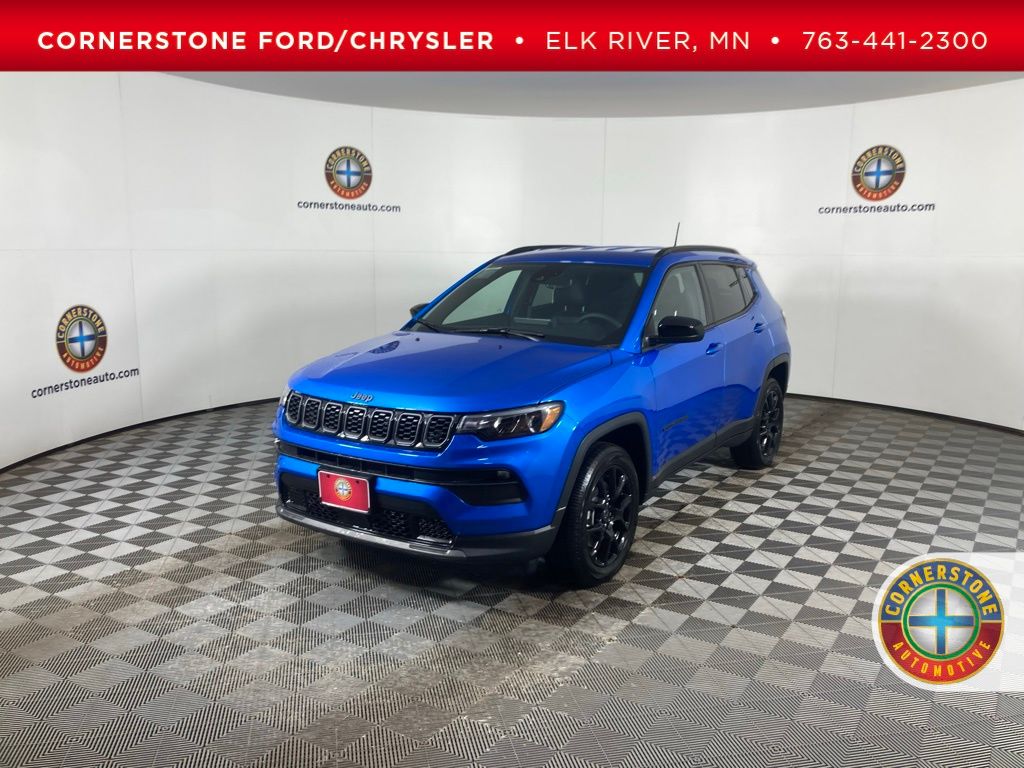 Hydro Blue Pearlcoat 2026 Jeep Compass Latitude 4WD SUV / Crossover Four-Wheel Drive 8-Speed Automatic