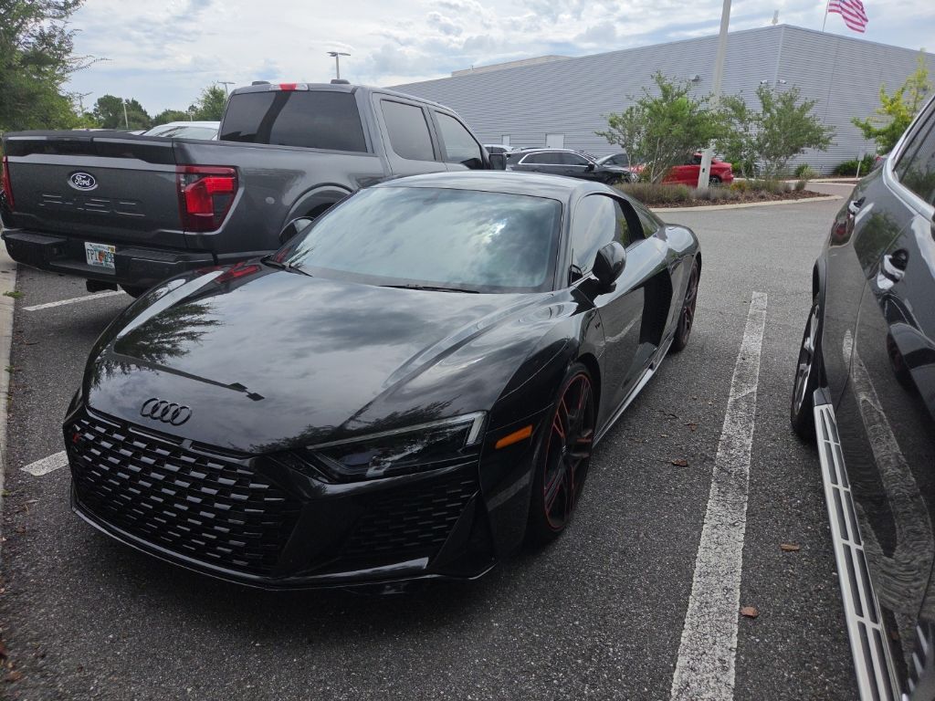 Panther Black Crystal Effect 2021 Audi R8 V10 Coupe RWD Coupe Rear-Wheel Drive 7-Speed Automatic