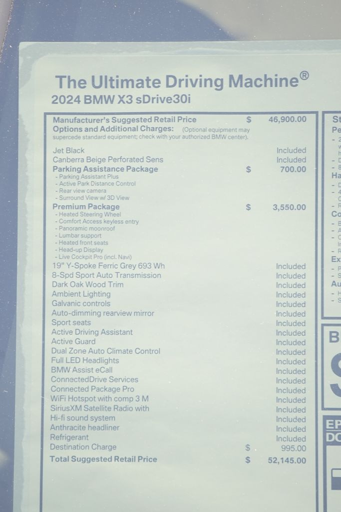 2024 BMW X3 sDrive30i 9