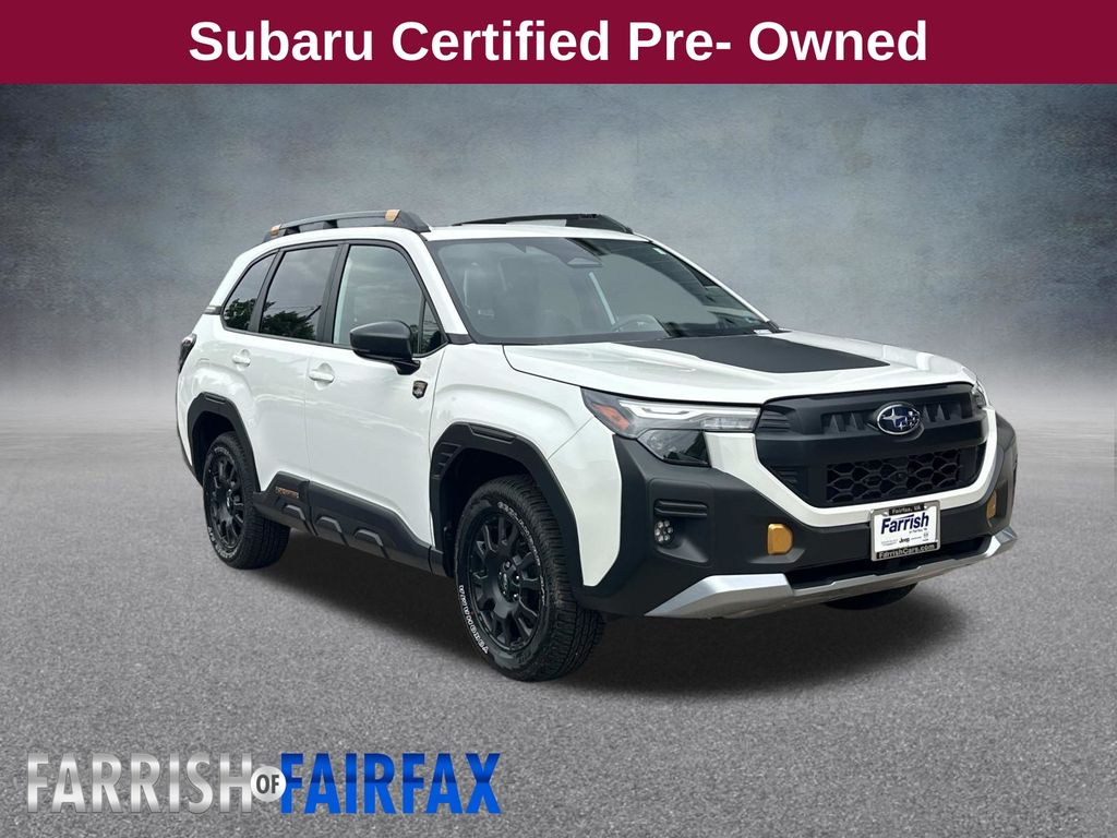 Crystal White Pearl 2026 Subaru Forester SUV / Crossover All-Wheel Drive Continuously Variable Transmission