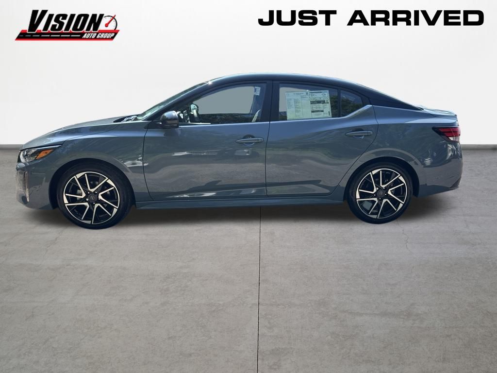 Atlantic Gray/Super Black 2025 Nissan Sentra Sedan Front-Wheel Drive Continuously Variable Transmission