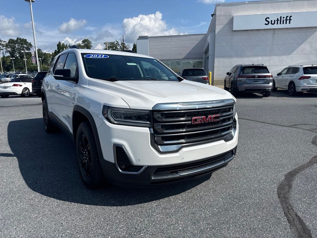 2021 GMC Acadia AT4 White at Carlisle Cadillac Buick GMC
