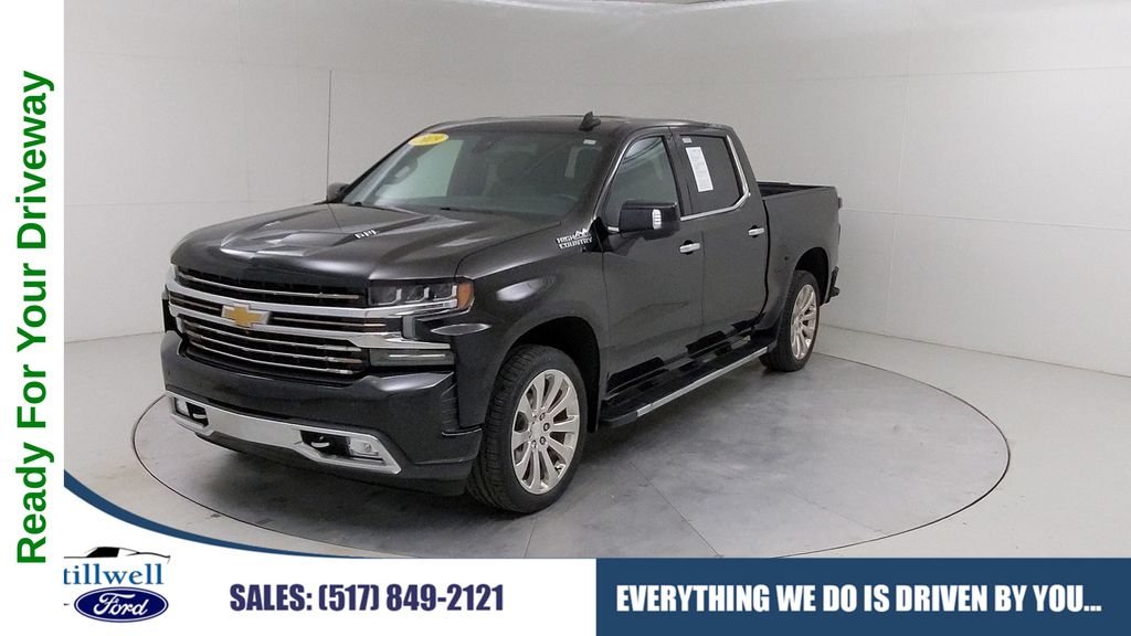 Black 2019 Chevrolet Silverado 1500 Pickup Truck Four-Wheel Drive Automatic