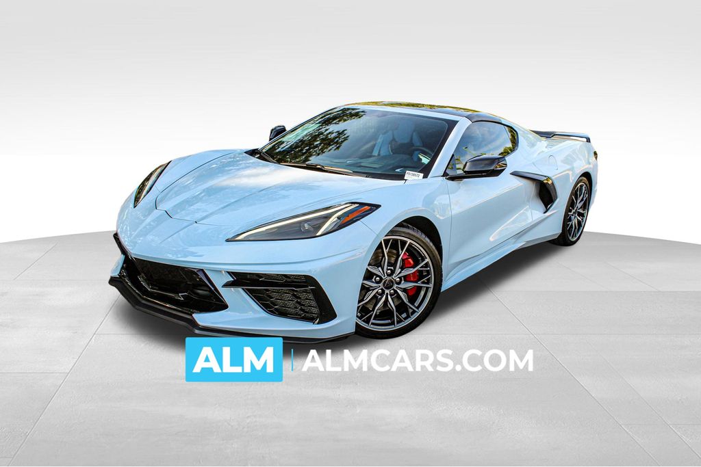 Ceramic Matrix Gray Metallic 2023 Chevrolet Corvette Stingray 3LT Coupe RWD Coupe Rear-Wheel Drive 8-Speed Dual Clutch