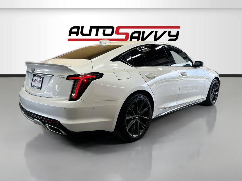Used 2025 Crystal White Tricoat Cadillac Sport image 7
