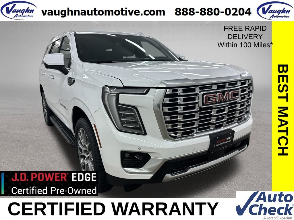 Summit White 2025 GMC Yukon SUV / Crossover Four-Wheel Drive
