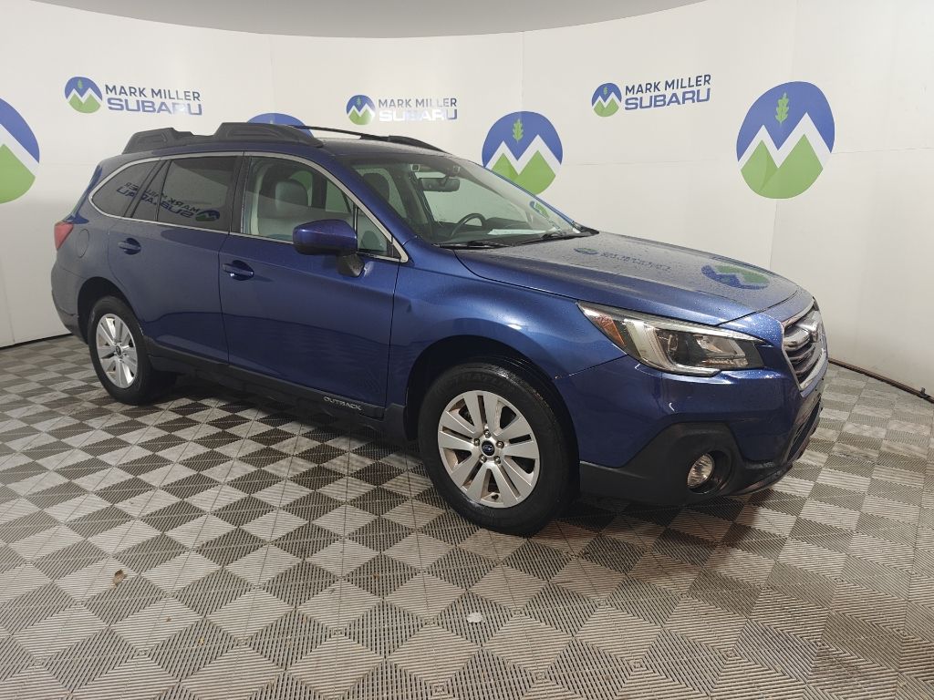 Abyss Blue Pearl 2019 Subaru Outback 2.5i Premium AWD Wagon All-Wheel Drive Continuously Variable Transmission