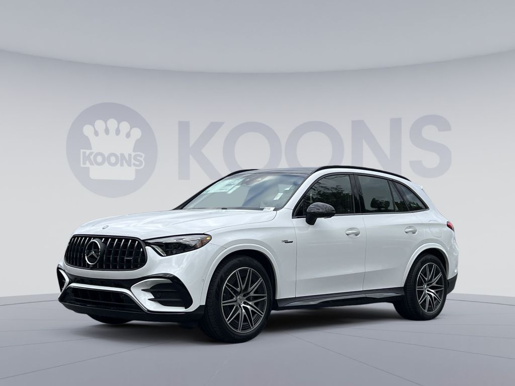 MANUFAKTUR Moonlight White Metallic 2025 Mercedes-Benz GLC SUV / Crossover All-Wheel Drive 9-Speed Automatic