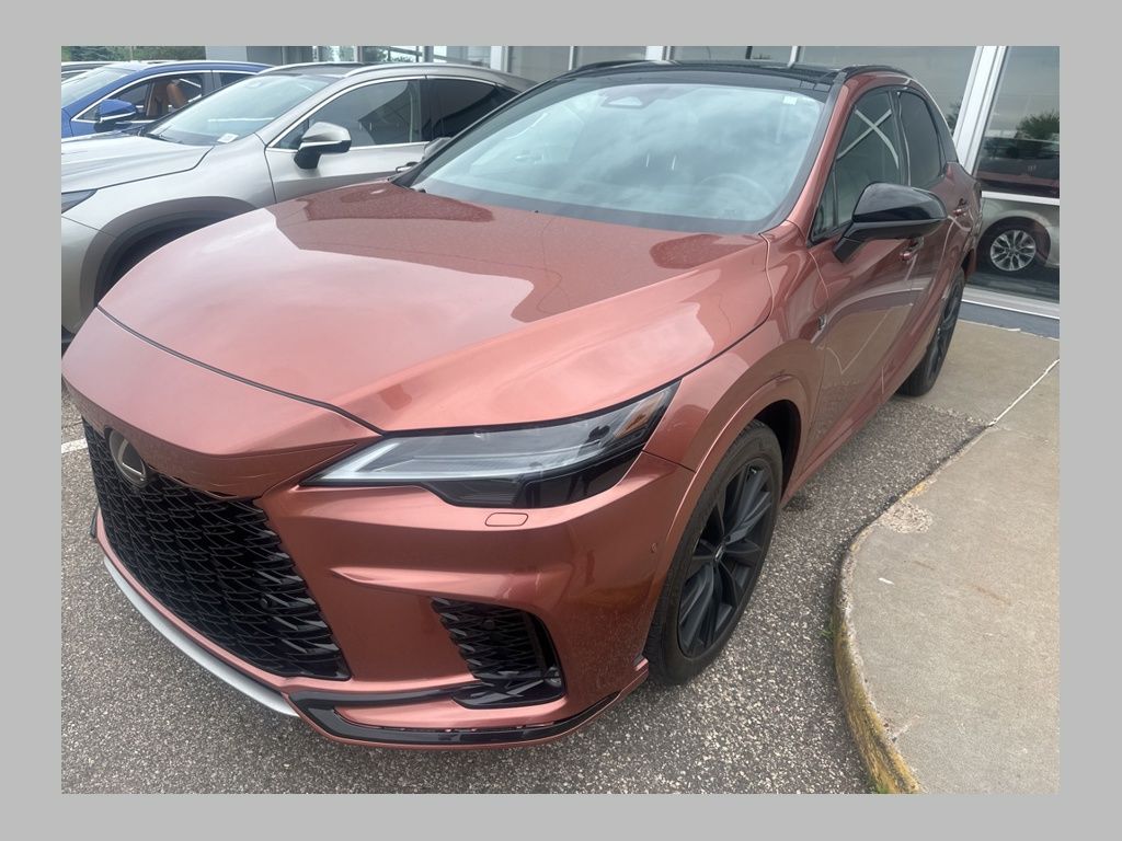 Red (Copper) 2024 Lexus RX Hybrid 500h F Sport Performance AWD SUV / Crossover All-Wheel Drive 6-Speed Automatic