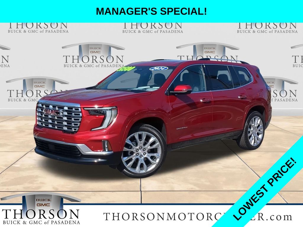 Volcanic Red 2024 GMC Acadia Denali AWD SUV / Crossover Four-Wheel Drive 8-Speed Automatic