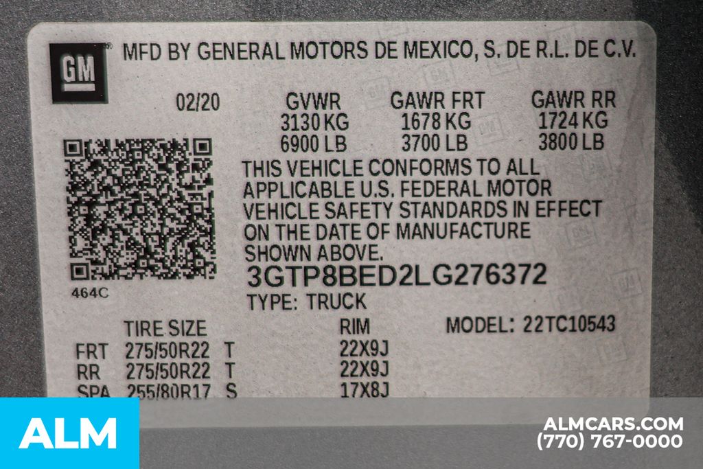 Used 2020 Gray GMC SLE image 54