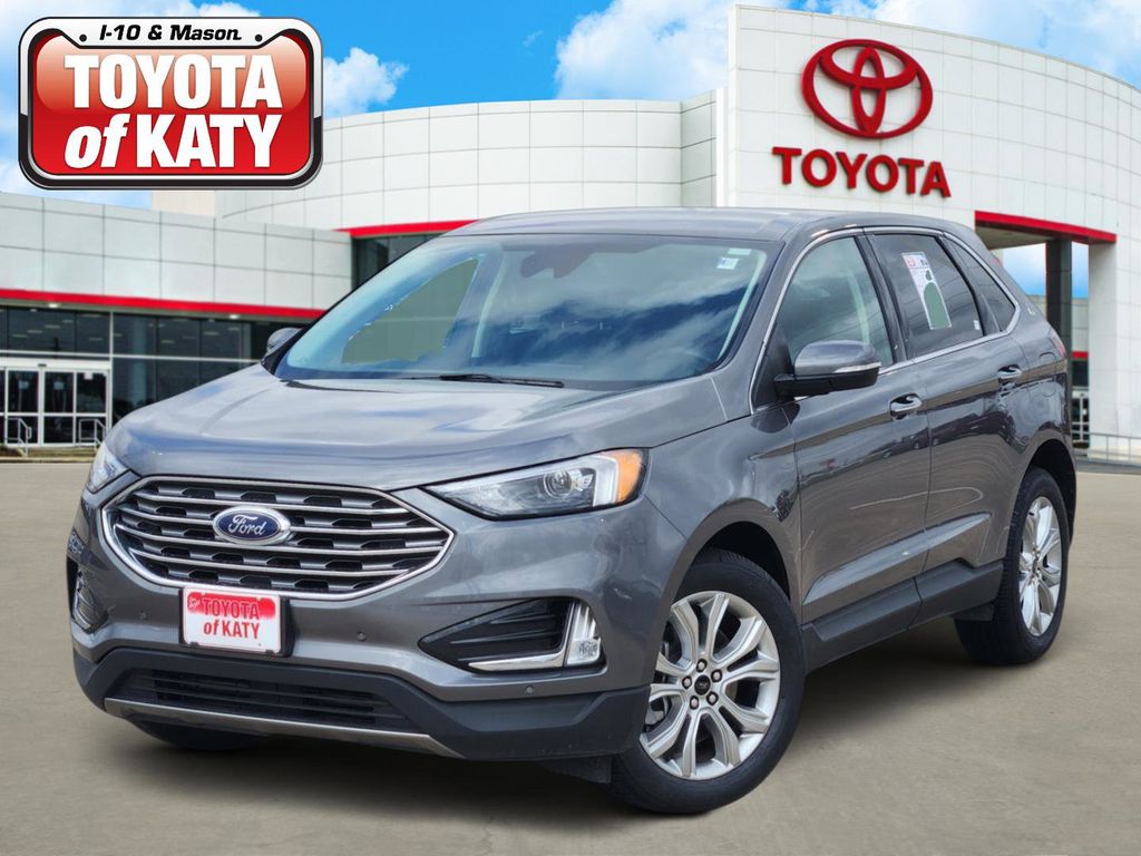 Gray Metallic 2024 Ford Edge Titanium AWD SUV / Crossover All-Wheel Drive 8-Speed Automatic